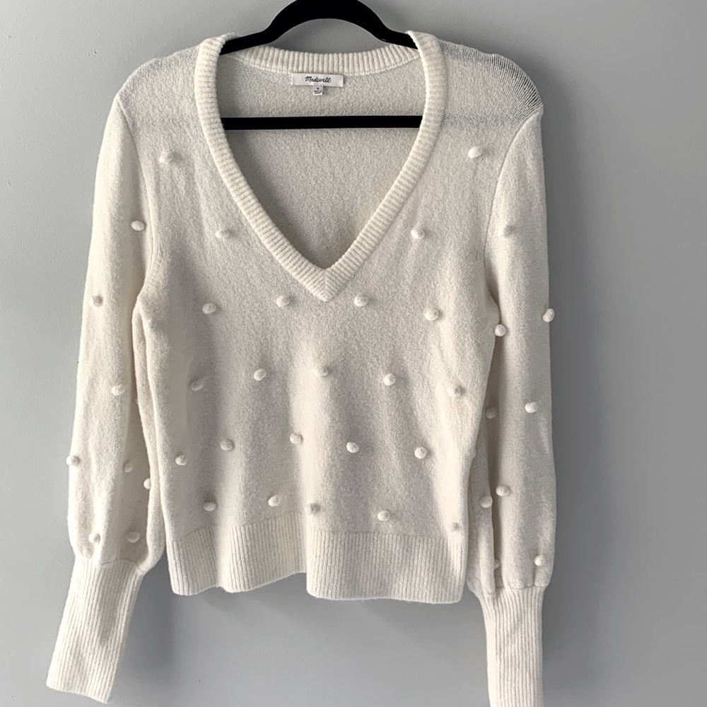 Cute Madewell Cream Sweater Small